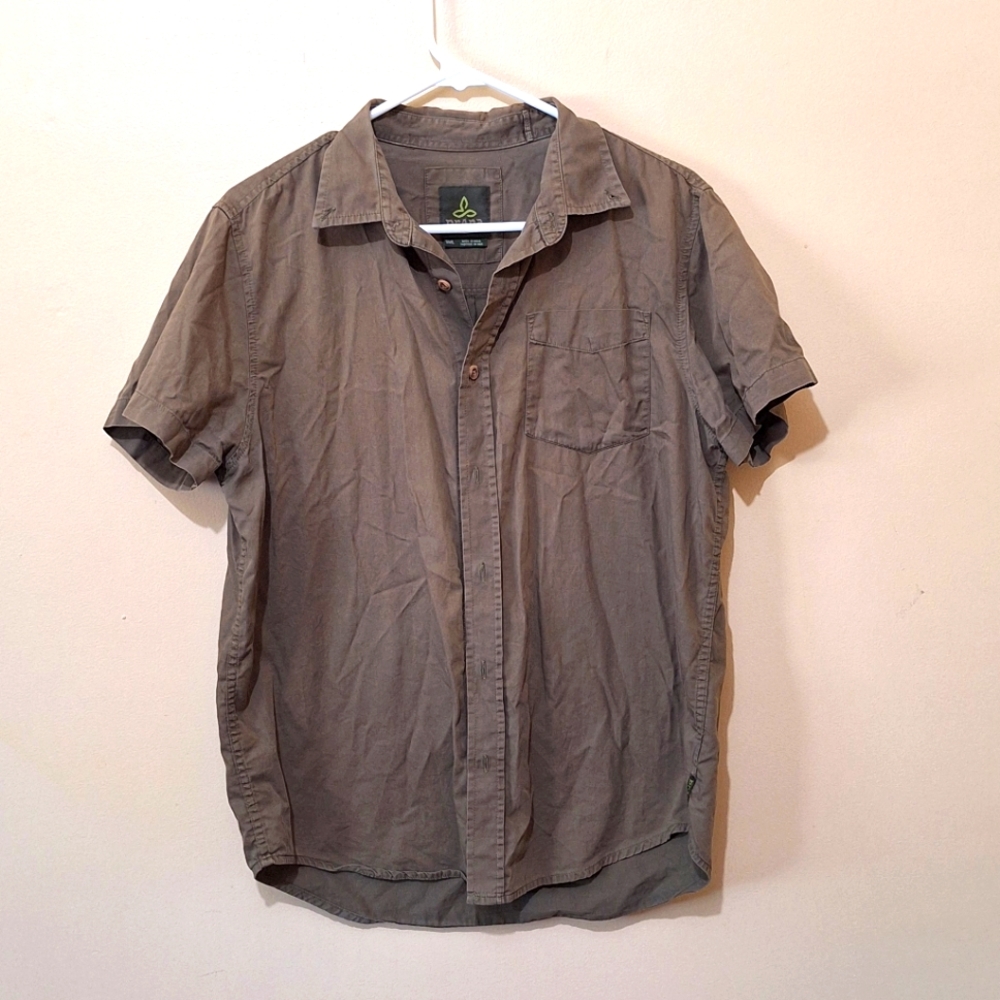 Prana Short Sleeve Button Down Shirt